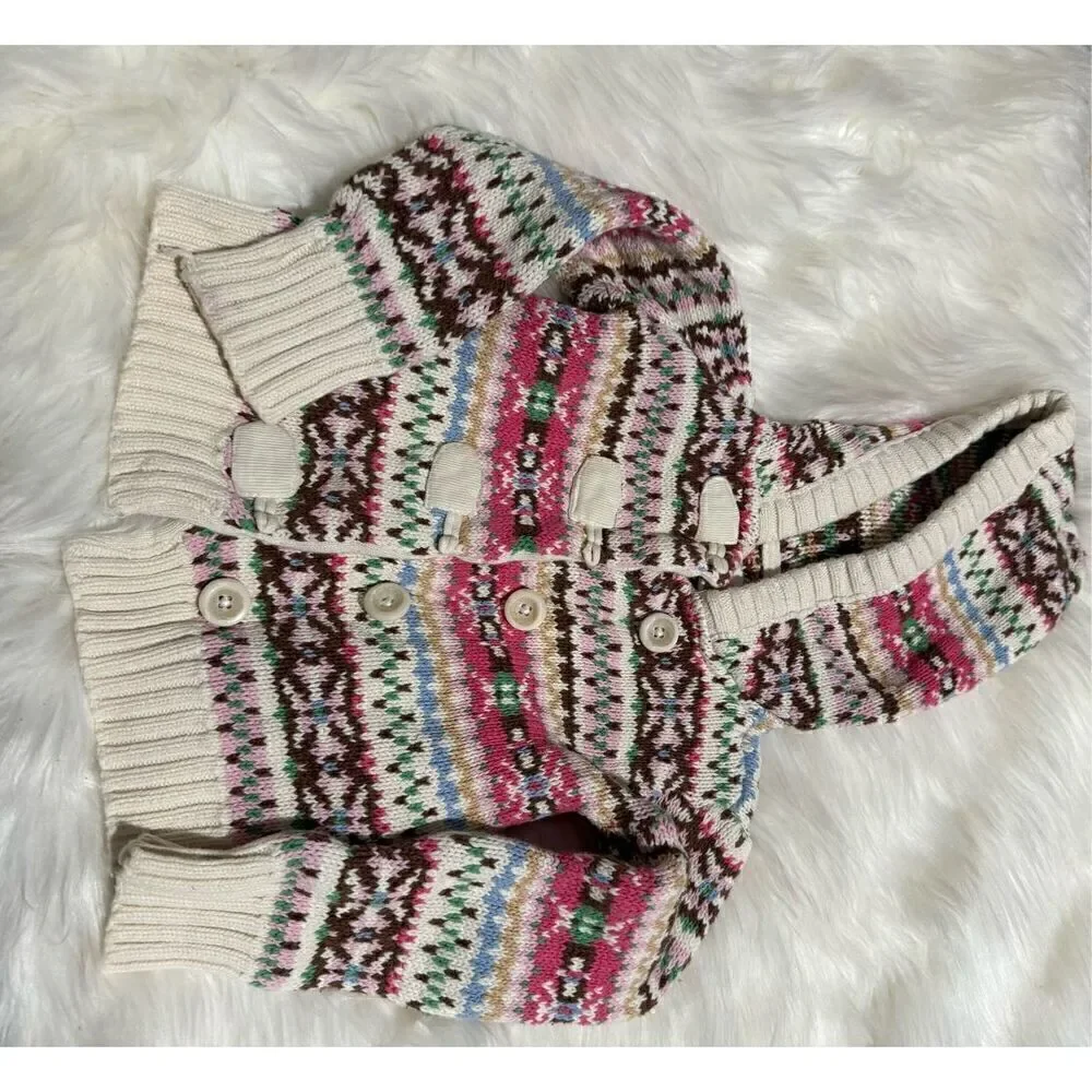 Genuine kids Oshkosh B’gosh hand knitted sweater 2t